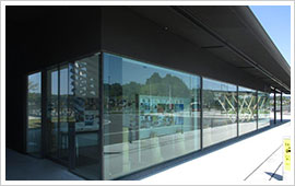 宮城県南三陸南三陸311メモリアルのガラス窓を施工しました。